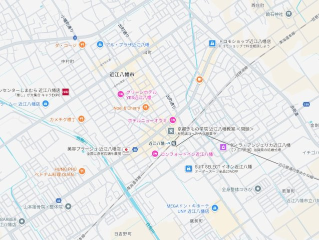 近江八幡市鷹飼町　第2期　新築一戸建ての地図