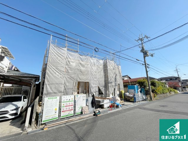 近江八幡市鷹飼町　第2期　新築一戸建ての外観|現在建築中！落ち着いた街並みで新生活を始めることが出来そう！周辺の物件も併せてご紹介させて頂きます！