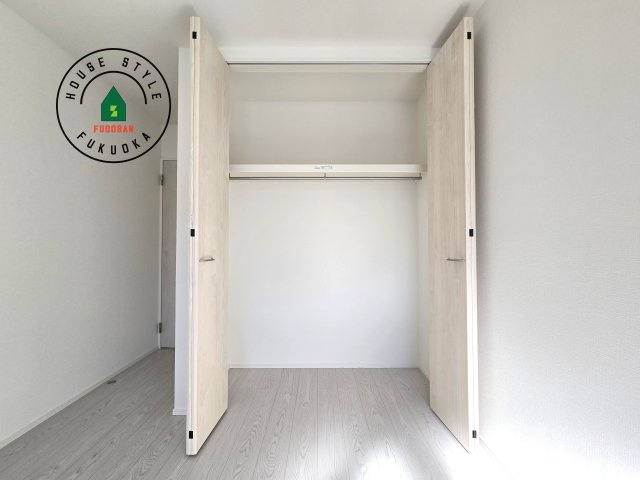 福津市津屋崎8丁目第1-3棟(3号棟）の内観：施工例|大きなスペースがあり、収納には困りません。