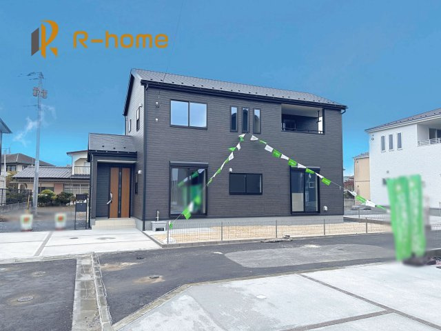 水戸市見川12期　新築戸建て　3号棟の外観|ご予約を頂ければ、『平日』はもちろん『早朝』や『夜間』もご見学可能です♪お気軽にお申し付けください♪