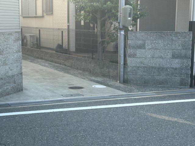 堺市西区菱木１丁の前面道路含む現地写真