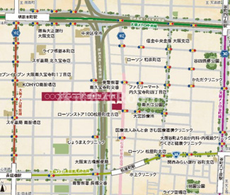 【地図】 | スプランディッド本町グラン