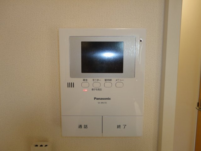 ソレイユⅡのセキュリティ|カメラ付インターホン