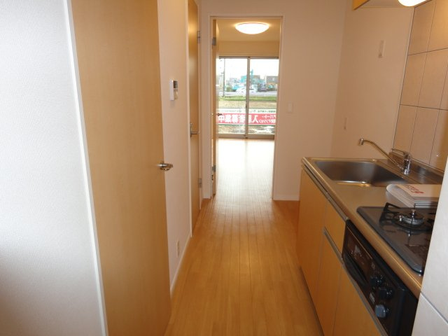 ソレイユⅡの内装|廊下