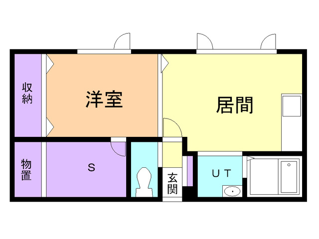 プルメリアの間取り