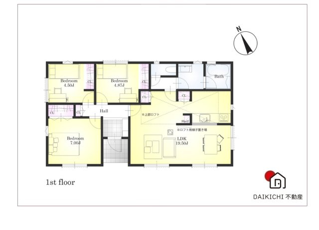 【間取り】 | 加須市上三俣1期　ピュアガーデン　新築戸建　全5棟　2号棟
