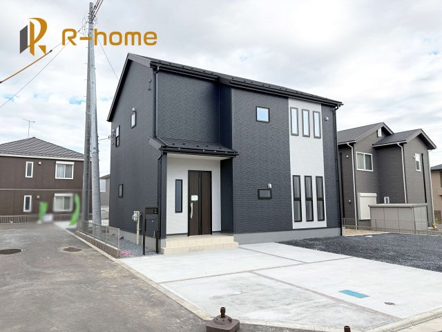 水戸市見川12期　新築戸建て　6号棟の外観|ご予約を頂ければ、『平日』はもちろん『早朝』や『夜間』もご見学可能です♪お気軽にお申し付けください♪