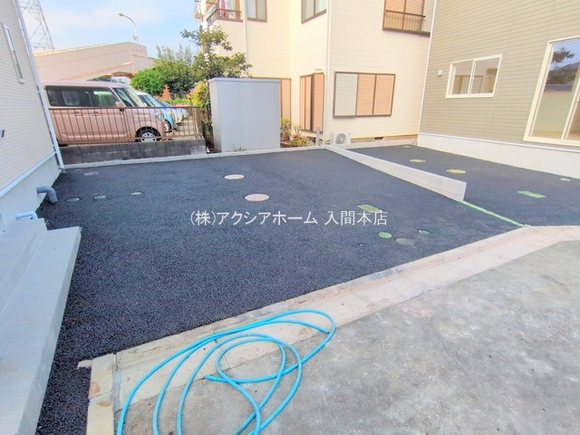 入間市小谷田1丁目・全8棟　新築一戸建　4号棟の駐車場|現地写真（2025年9月18日撮影）