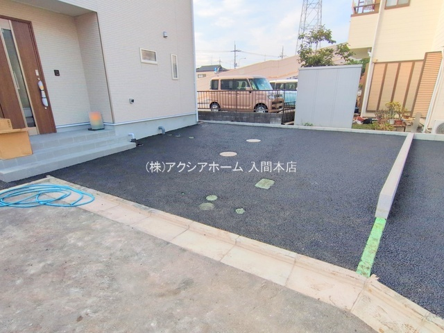 入間市小谷田1丁目・全8棟　新築一戸建　4号棟の駐車場|現地写真（2025年9月18日撮影）