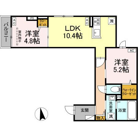 セレスティア東向島の間取り