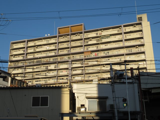 ハートフル湊川１ＤＫの外観|落ち着いた雰囲気の外観です