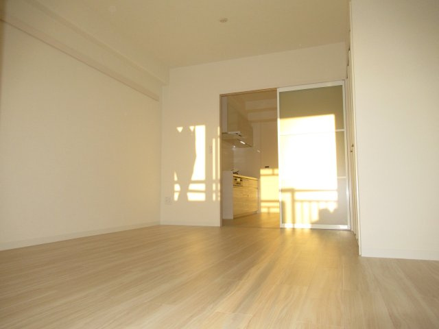 ハートフル湊川１ＤＫの居間・リビング|使いやすい居間です