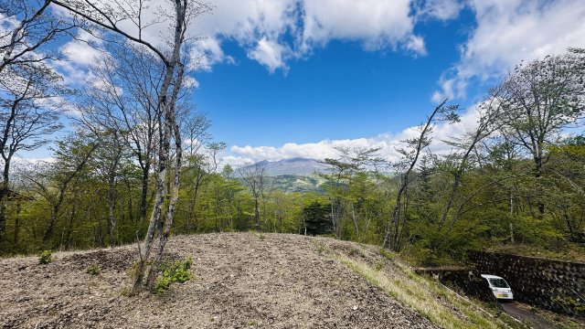 旧軽井沢 太陽の森別荘地 浅間山を臨む土地