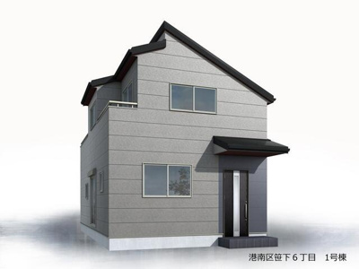 | 完成予想図(外観)