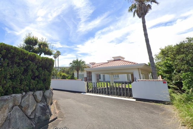 白浜町別荘の前面道路含む現地写真