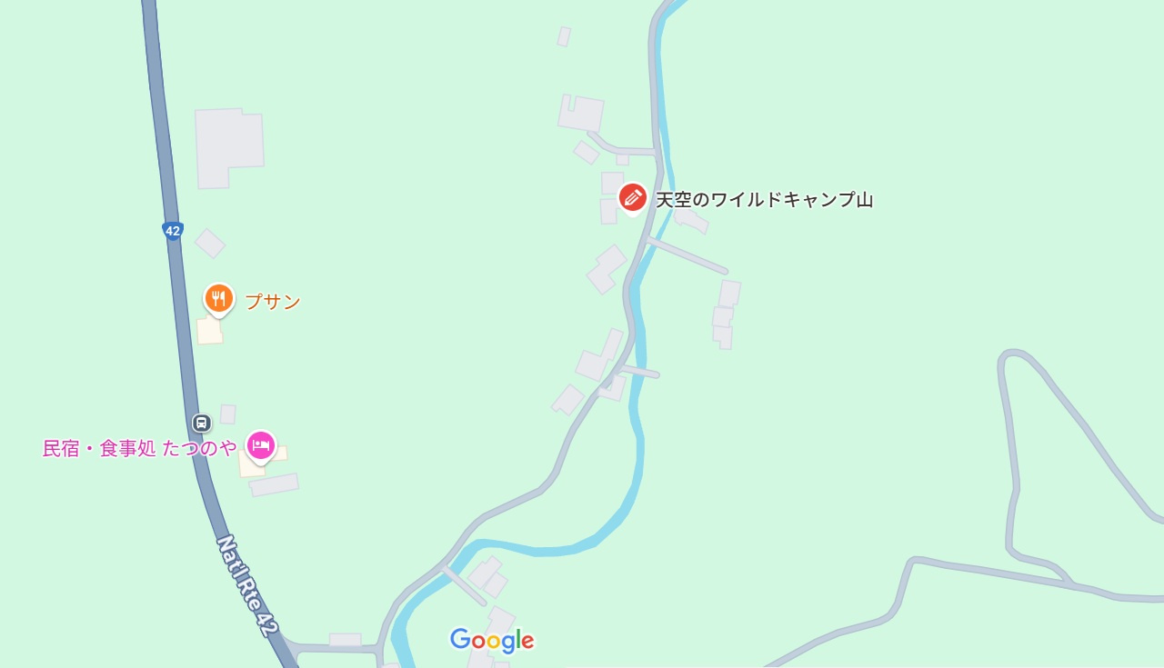 白浜町キャンプ場の地図