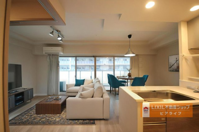 【居間・リビング】 | エスリード大津におの浜セントラル | AIによる家具配置プラン