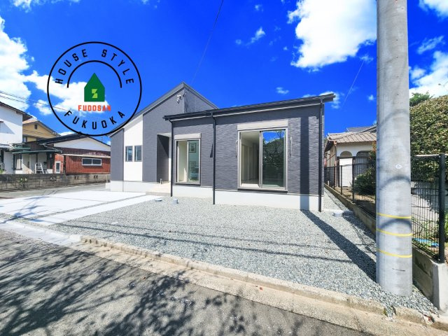 福津市津屋崎1丁目第4-2棟（2号棟）の外観|デザイン性のある外観です。