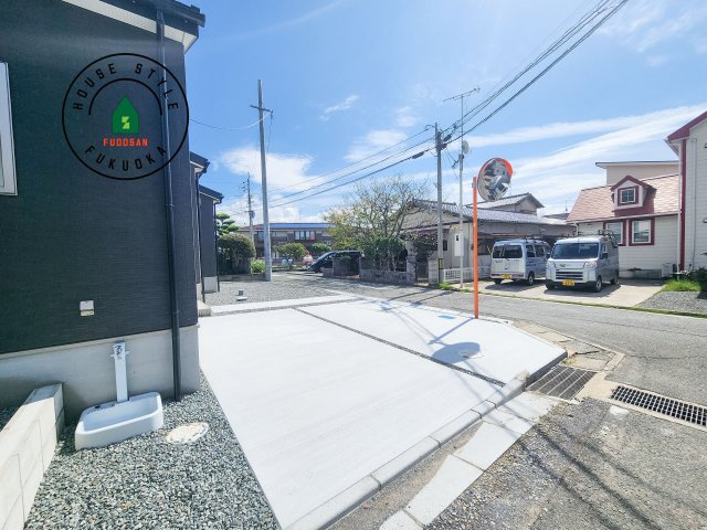 福津市津屋崎1丁目第4-2棟（2号棟）の展望|窓から緑が見える物件も魅力的です。