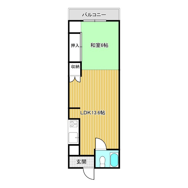 マンション南熱海の間取り