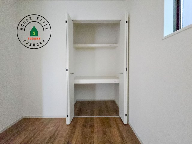 春日市須玖南6丁目第2-2棟(1号棟)の収納|大きなスペースがあり、収納には困りません。