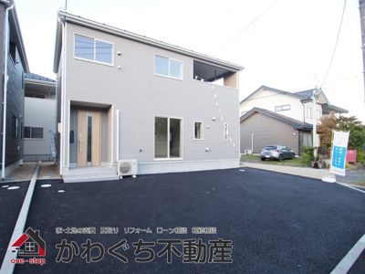 【外観】 | Cradle garden　二本松市竹田第４　４号棟 | ★内覧予約で新米2kg★