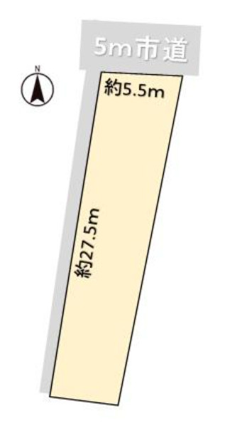 坂井市春江町正蓮花　売地の土地図