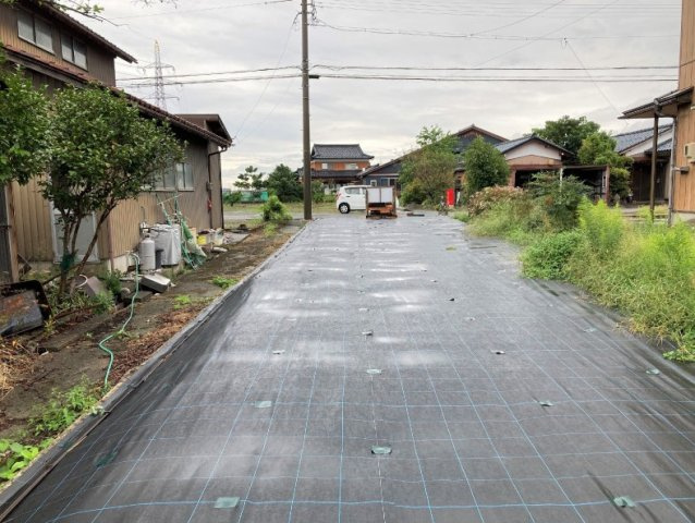 坂井市春江町正蓮花　売地の外観