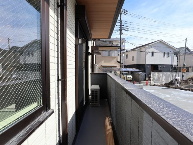 グリーンハウスのバルコニー