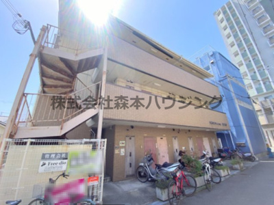 【外観】 | 　まるきハイツ東大利 | 外はこのようになっています