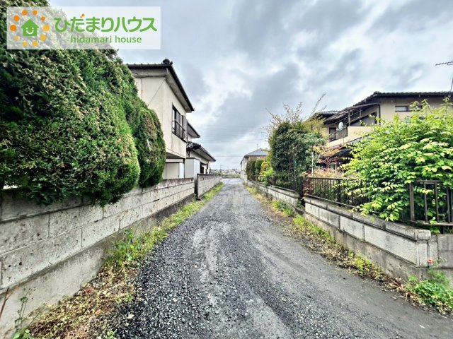 【前面道路含む現地写真】 | 常陸大宮市泉　売地 | 幅員3ｍです！