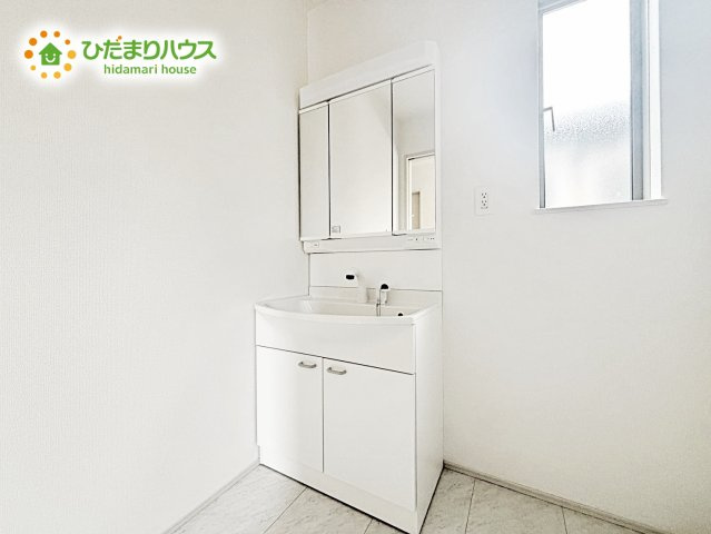 【独立洗面台】 | 水戸市大塚町3期　新築戸建　A号棟 | シンプルで使い勝手の良い独立洗面台！
