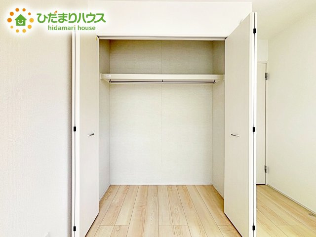 【収納】 | 水戸市大塚町3期　新築戸建　A号棟 | 全棟全居室に収納スペースをしっかり確保しております♪ご家族それぞれのプライベート空間も、伸び伸び過ごせそうです♪　