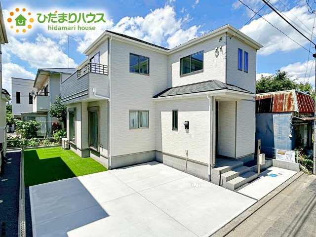 【外観】 | 水戸市大塚町3期　新築戸建　A号棟 | にぎやかな声で日々の会話も弾む楽しい空間となります。家に帰宅するのがより一層楽しみになりますね♪