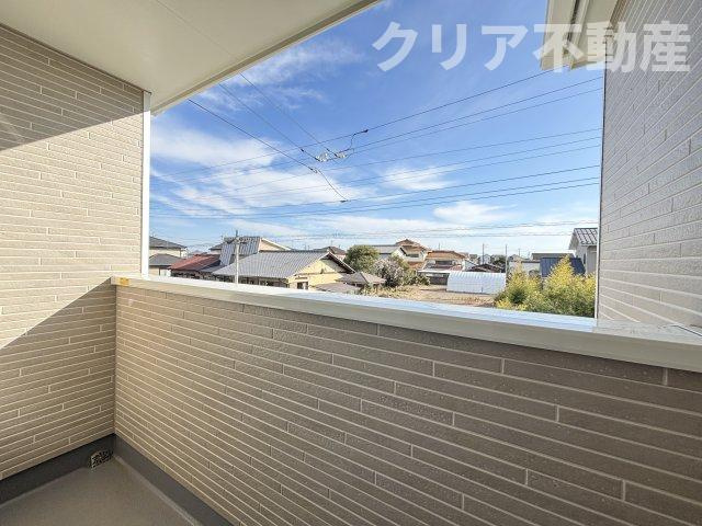 【バルコニー】 | 玉村町斉田　E号棟