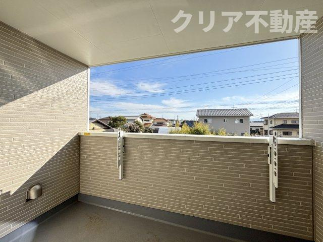 【バルコニー】 | 玉村町斉田　E号棟