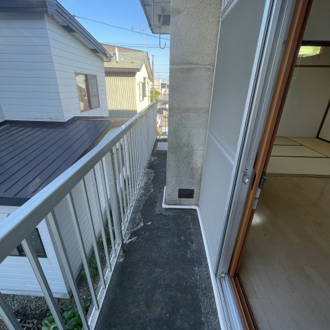 コーポサンエスのバルコニー