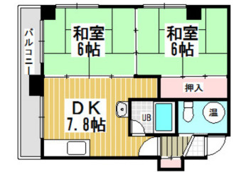 コーポサンエスの間取り