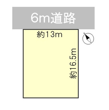 永平寺町けやき台　売土地の土地図