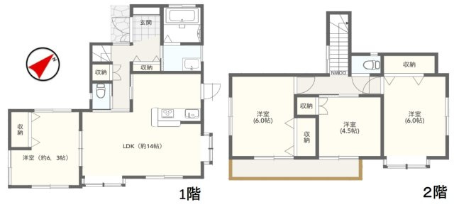 入間市扇台2丁目　中古一戸建　～全室南東向き～