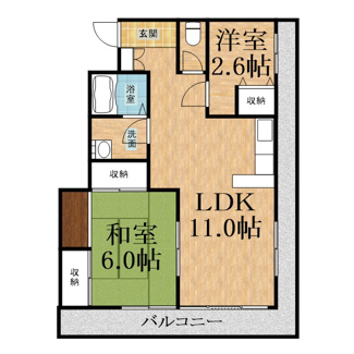 【間取り】 | K-FLAT川戸