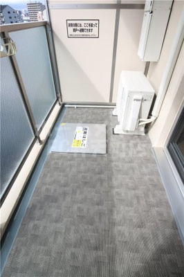 【バルコニー】 | エグゼ大阪ドーム | 陽当たり良好なバルコニーです