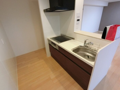 【キッチン】 | パルティール | ＩＨ・浄水器（別途契約）付き対面キッチン