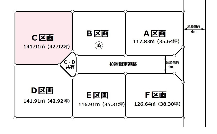 塩尻市広丘高出『ひかりの丘』 Ｃ区画