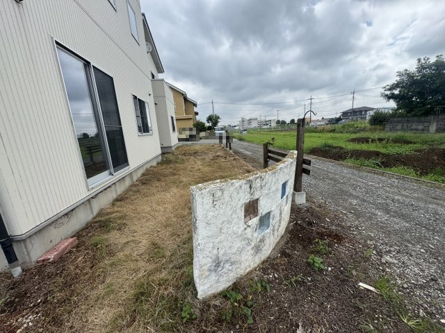 前橋市上佐鳥町　中古住宅の庭|前橋市上佐鳥町　中古住宅