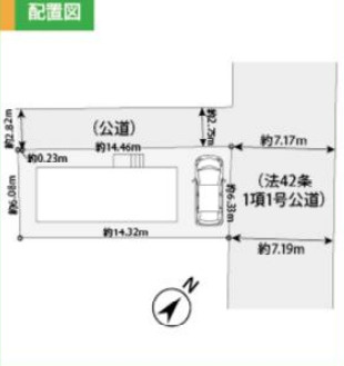 辻堂東海岸1丁目4期　新築戸建　全1棟1号棟の区画図