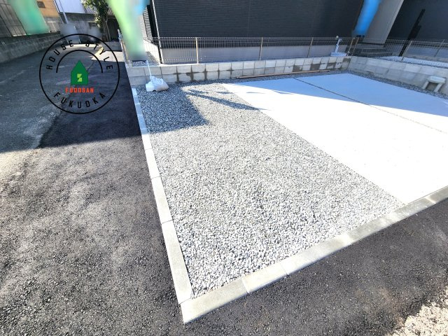 糟屋郡宇美町宇美東2丁目第6-2棟(1号棟)の庭|お庭で自由な時間を過ごせます。