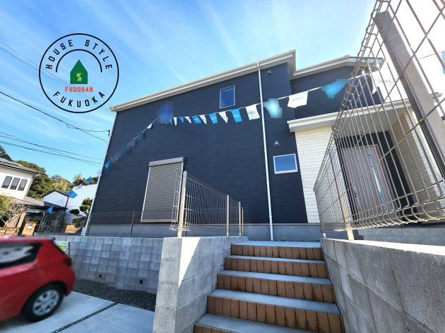 糟屋郡宇美町宇美東2丁目第6-2棟(2号棟)の外観|デザイン性のある外観です。