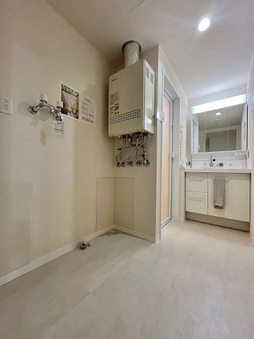 三井マンション手稲の洗面所|洗面化粧台＋ランドリースペース！