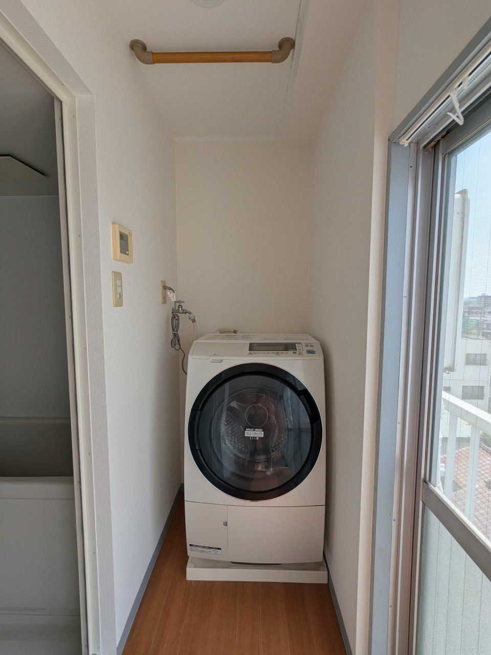 御影駅前マンションのバルコニー